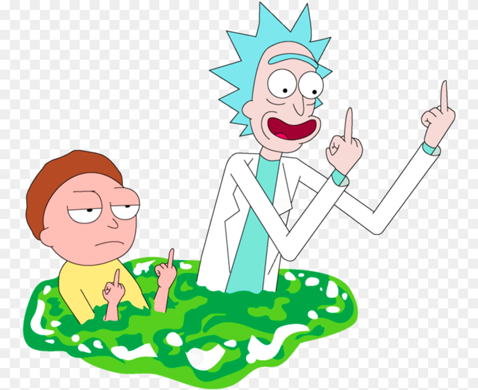 Rick And Morty, Baby, Person, Face, Head Free Png Download