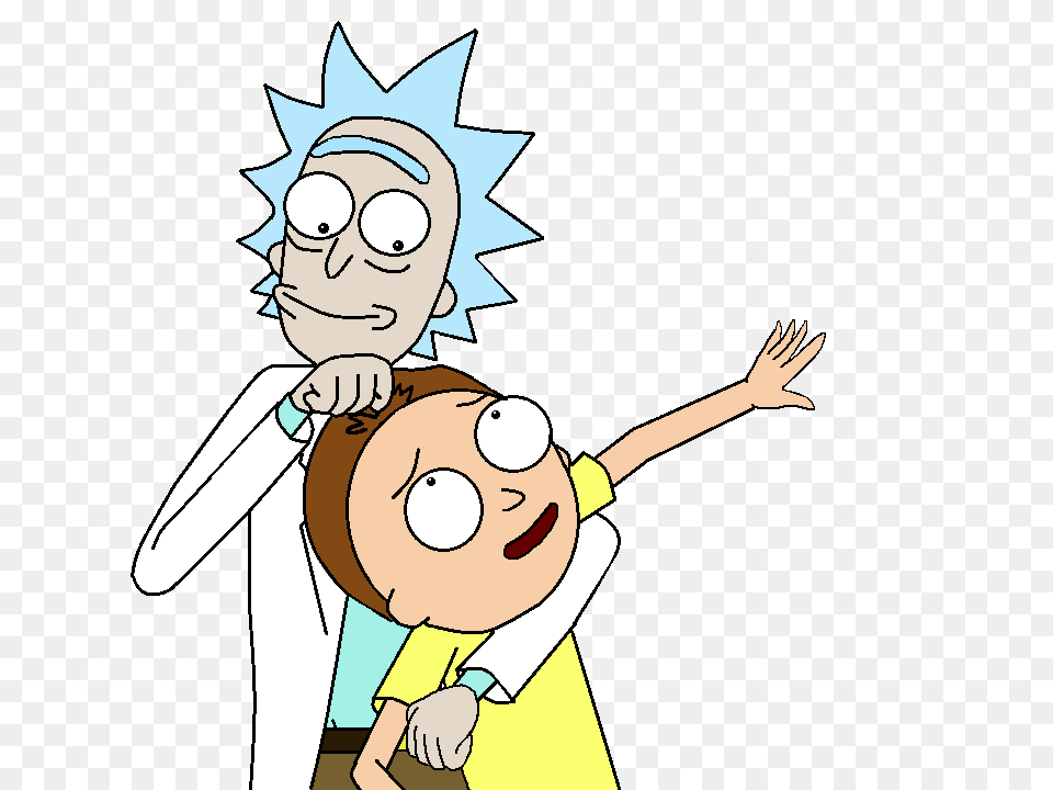 Rick And Morty, Baby, Person, Cartoon, Face Free Transparent Png