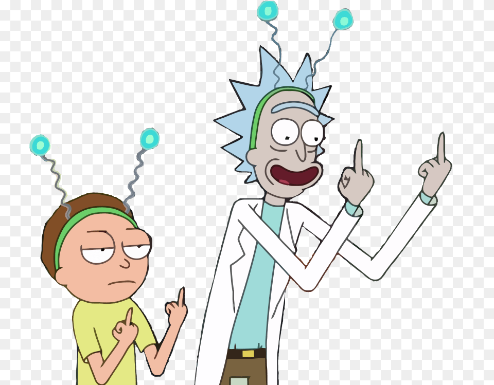 Rick And Morty, Baby, Person, Face, Head Free Png Download