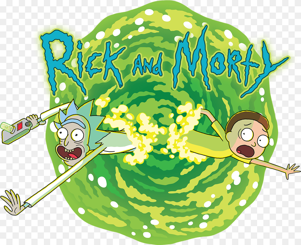 Rick And Morty, Green, Art, Graphics, Face Free Png Download