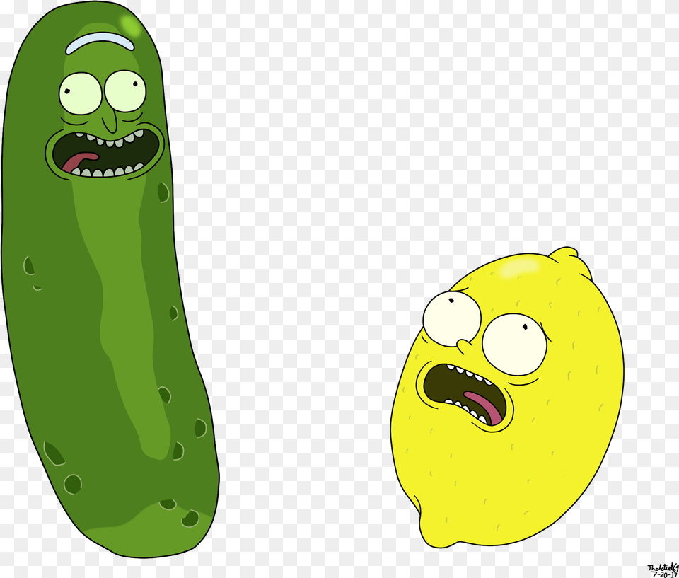 Rick And Morty, Cucumber, Food, Plant, Produce Free Png Download