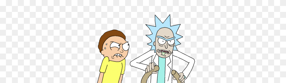 Rick And Morty Angry, Baby, Book, Comics, Person Png Image