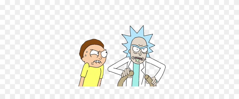 Rick And Morty Angry Transparent, Baby, Book, Comics, Person Free Png