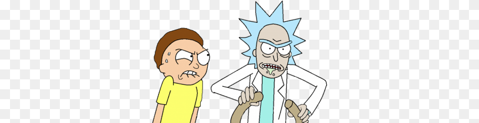 Rick And Morty Angry Transparent Rick N Morty, Book, Comics, Publication, Baby Png Image