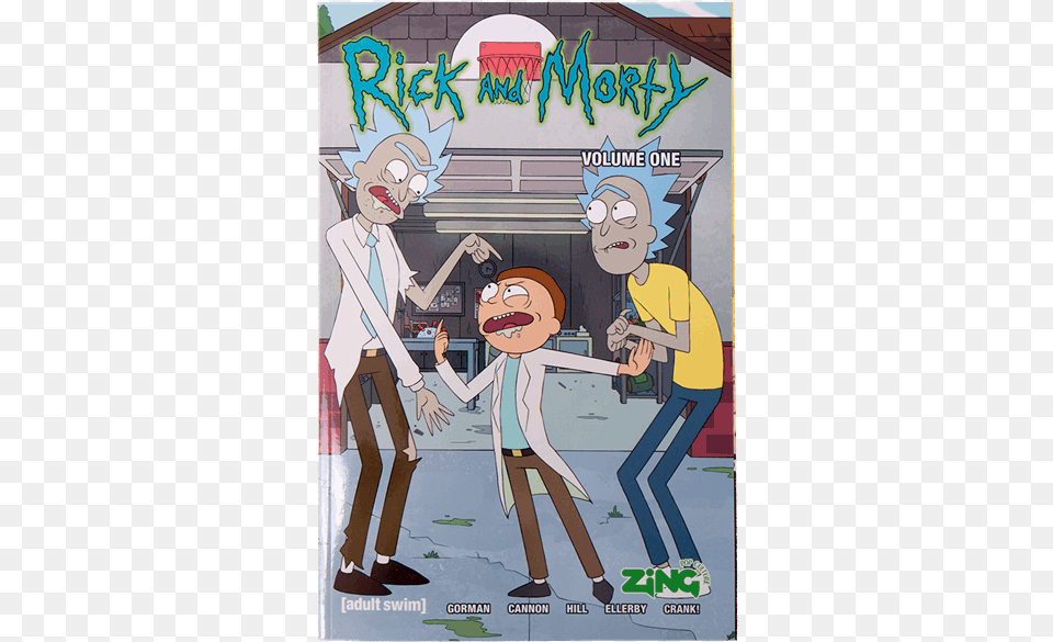 Rick And Morty Aus, Book, Comics, Publication, Person Free Transparent Png