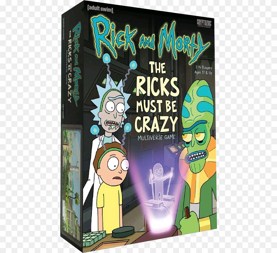 Rick And Morty Card Game The Ricks Must Be Crazy, Book, Comics, Publication, Baby Free Png Download