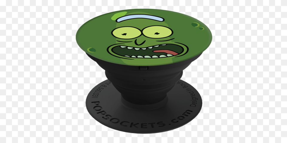 Rick And Morty Cartoon Network Pickle Rick Popsockets Grip, Disk Free Png