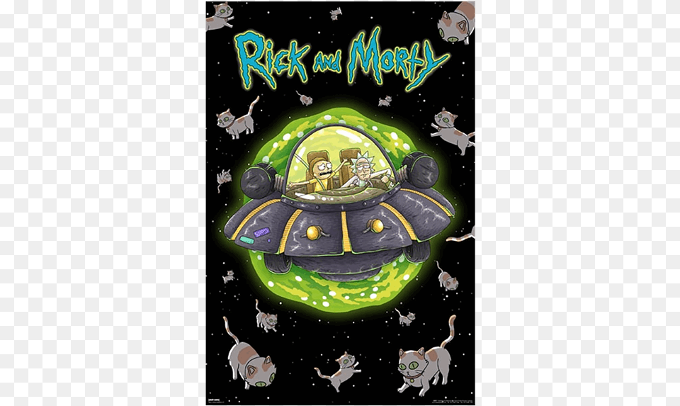 Rick And Morty Cat Rick And Morty Cats In Space, Publication, Book, Comics, Food Png Image
