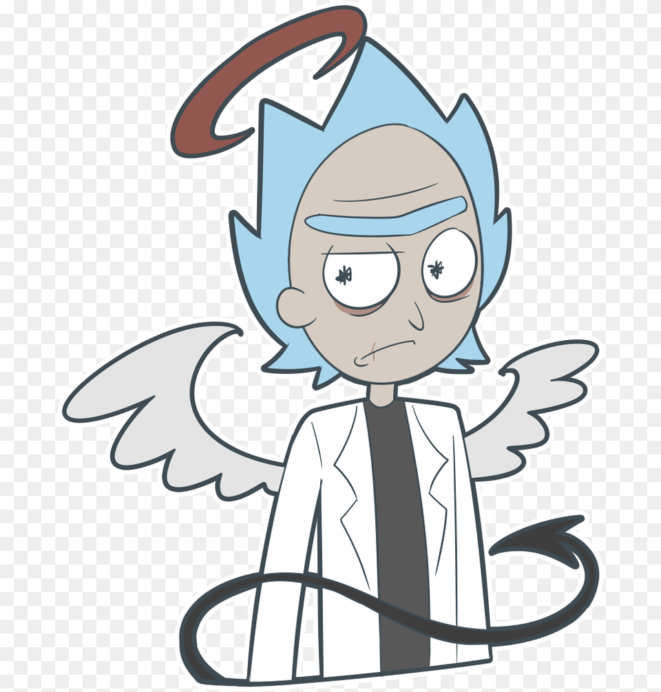 Rick And Morty Chibi Rick And Morty, Baby, Person, Face, Head Png