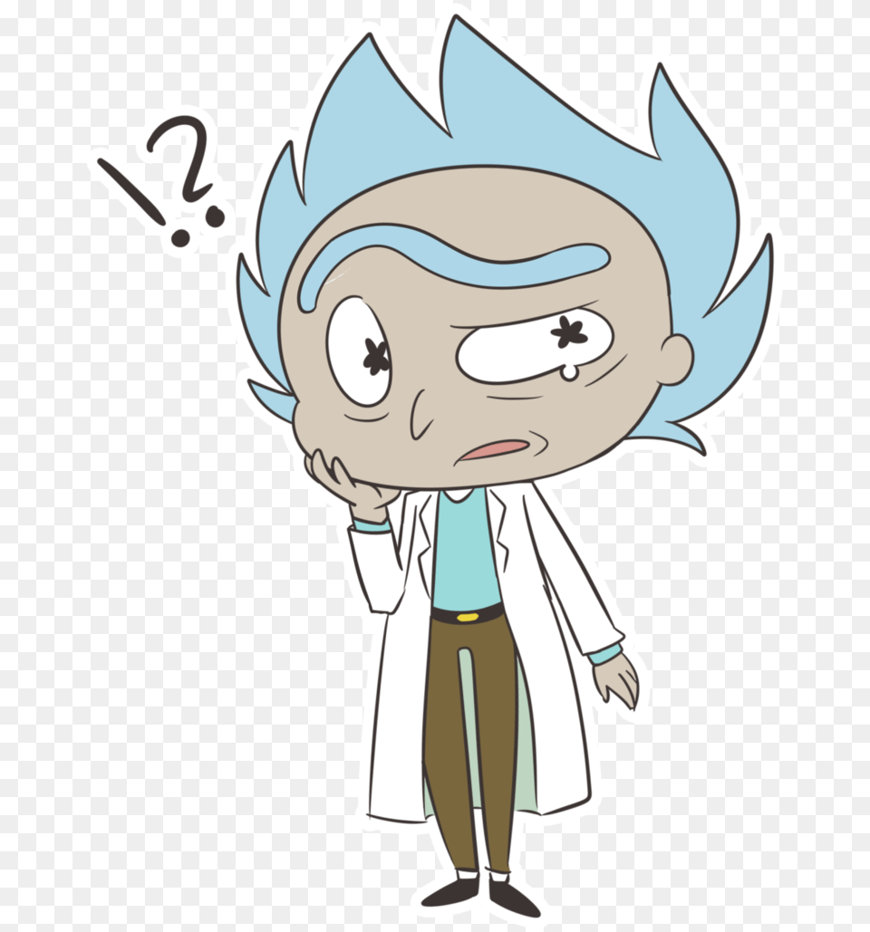 Rick And Morty Chibis, Book, Clothing, Coat, Comics Free Png Download