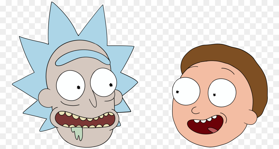 Rick And Morty Clipart, Teeth, Person, Body Part, Mouth Free Transparent Png
