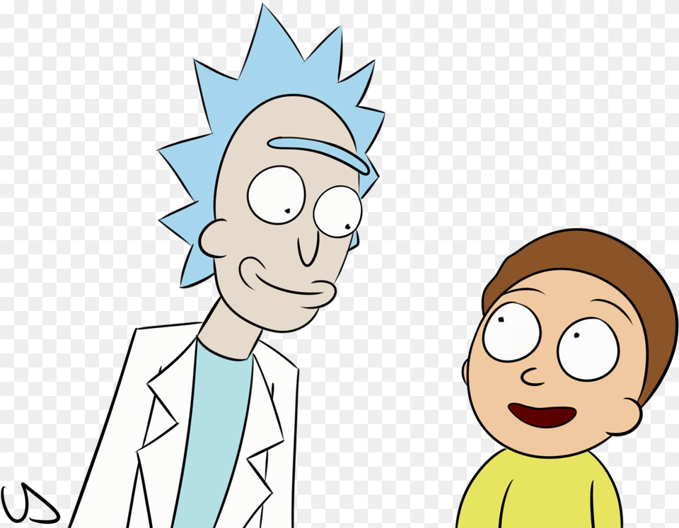 Rick And Morty Clipart African American Cartoon, Baby, Person, Adult, Male Free Png