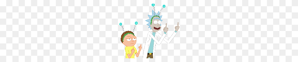 Rick And Morty Clipart Christmas, Baby, Person, Face, Head Png