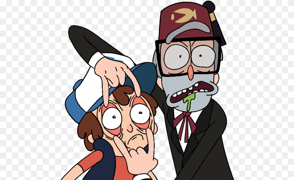 Rick And Morty Clipart Different Kind Gravity Falls And Rick And Morty Art, Book, Comics, Publication, Baby Free Png Download