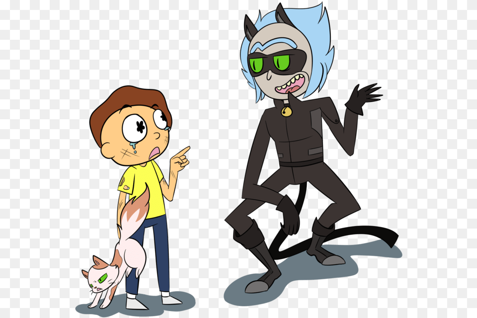 Rick And Morty Clipart Different Kind Rick And Morty Miraculous, Book, Comics, Publication, Baby Free Transparent Png