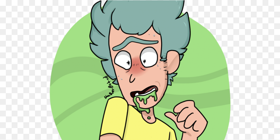 Rick And Morty Clipart Dumb Boy Comics, Baby, Person, Face, Head Png