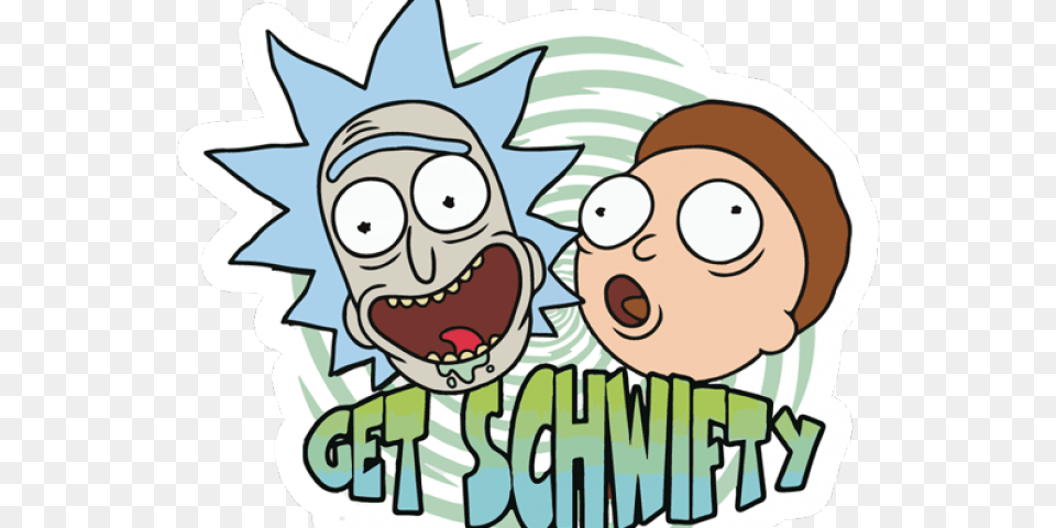 Rick And Morty Clipart Happy Rick And Morty Clipart, Sticker, Face, Head, Person Free Transparent Png