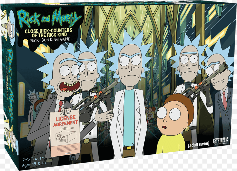 Rick And Morty Close Rick Counters Of The Rick And Morty Deck Building Game, Publication, Book, Comics, Person Free Png Download