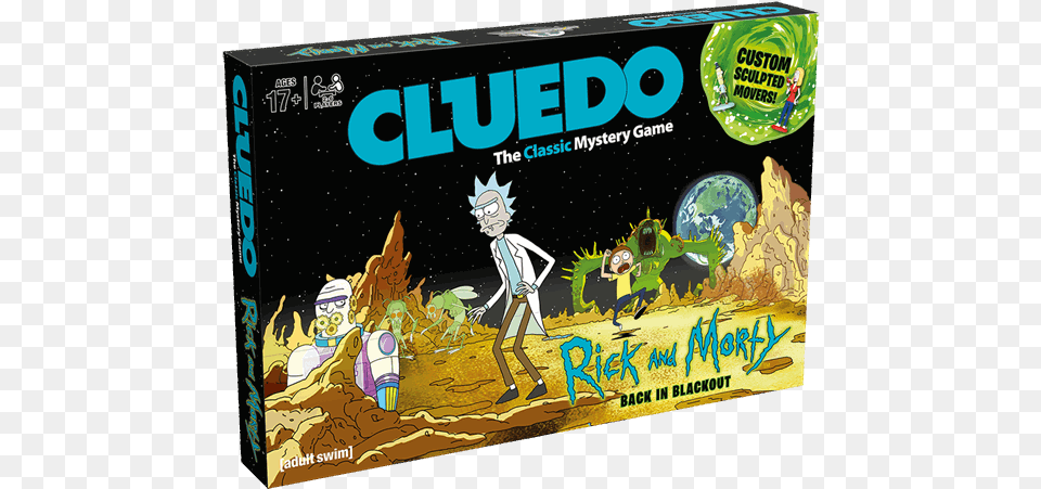 Rick And Morty Cluedo, Book, Comics, Publication, Person Free Png