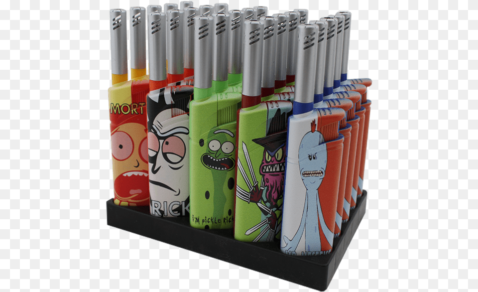 Rick And Morty Crocs Lighter Display Lip Gloss Free Transparent Png