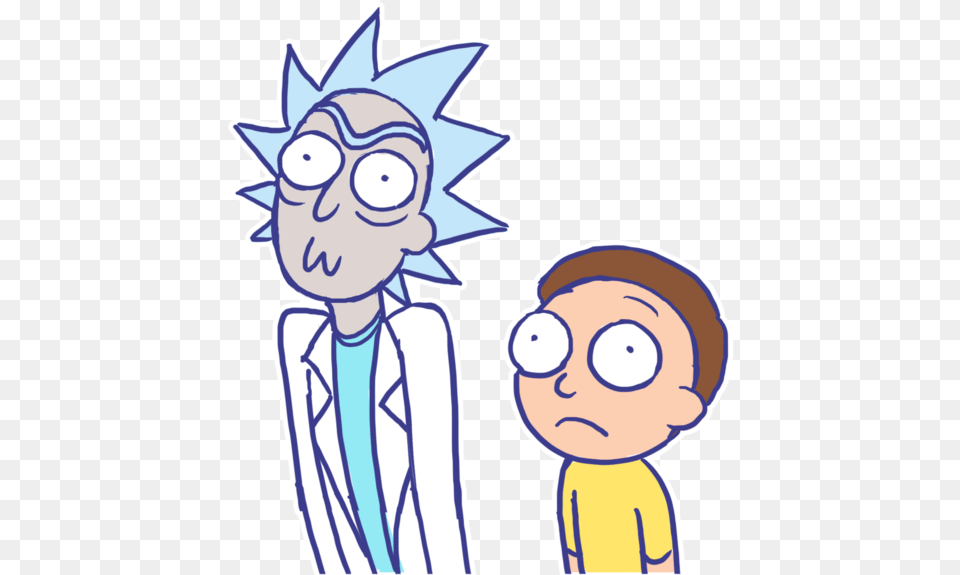 Rick And Morty Discord Emojis, Publication, Book, Comics, Person Free Png