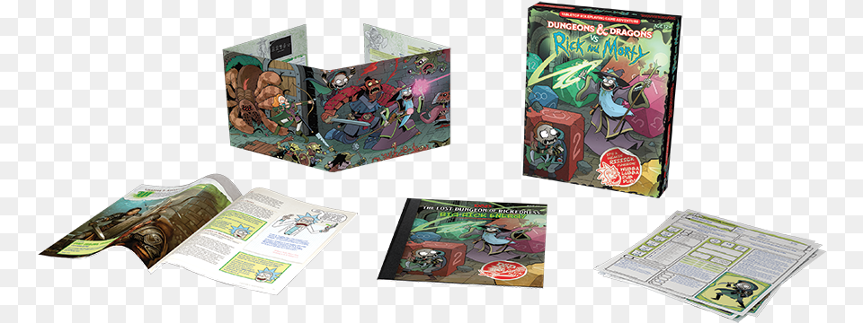 Rick And Morty Dungeons And Dragons Game, Book, Publication, Comics, Advertisement Free Transparent Png