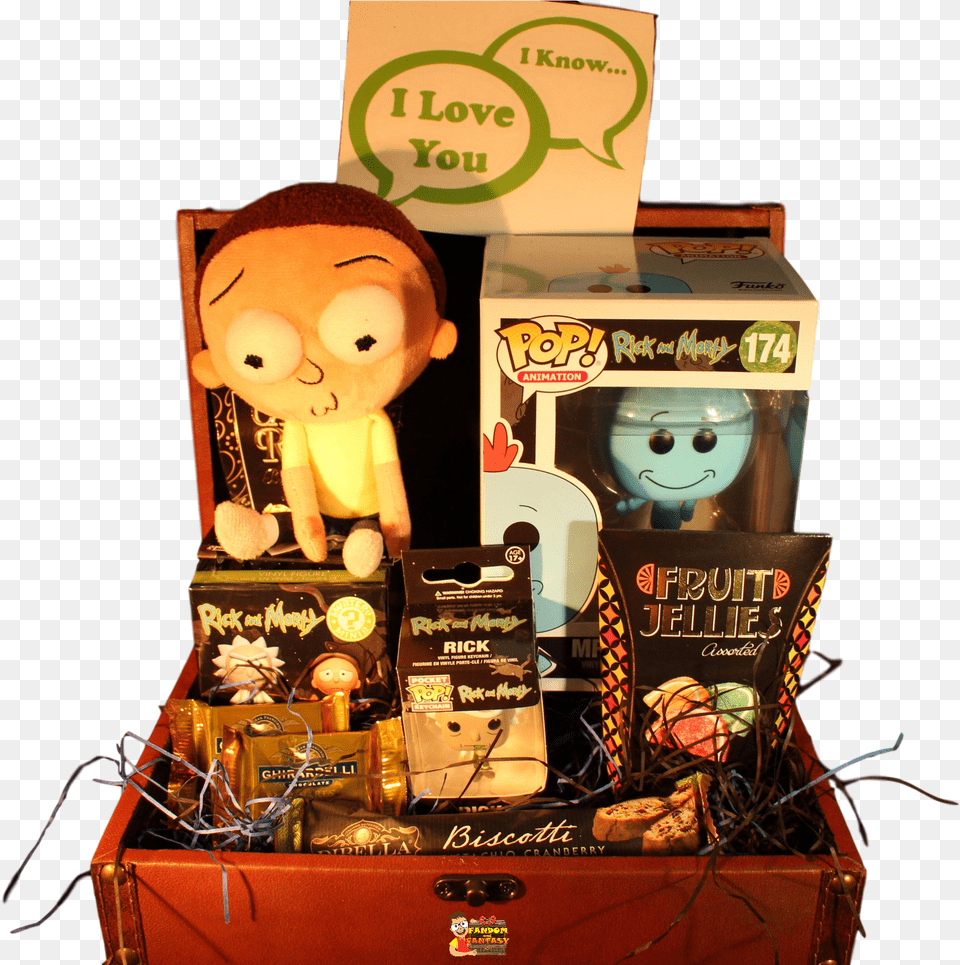 Rick And Morty Easter Basket, Toy, Baby, Person, Arcade Game Machine Png Image