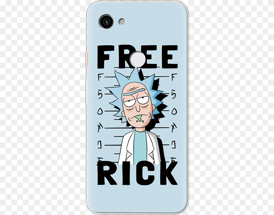 Rick And Morty Funny Cartoon Comic Coque For Google Mobile Phone Case, Electronics, Mobile Phone, Face, Head Png Image