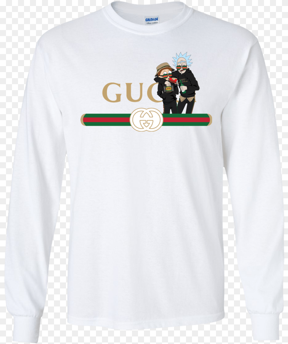 Rick And Morty Gucci, Clothing, Long Sleeve, Sleeve, T-shirt Png