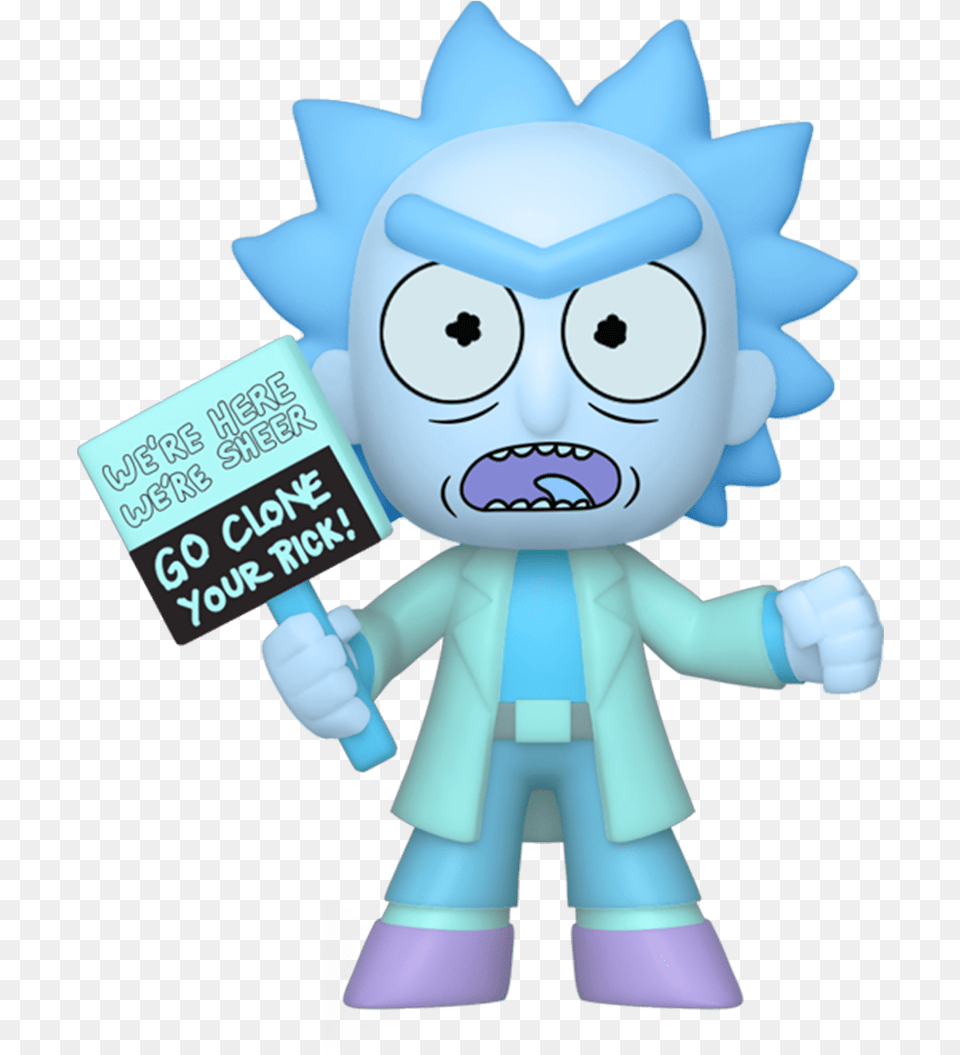 Rick And Morty Hologram Rick, Toy, Plush, Face, Head Png