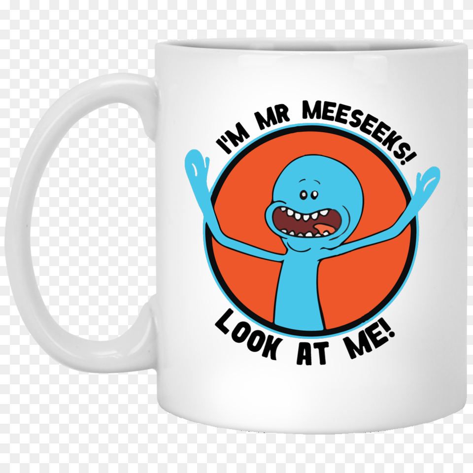Rick And Morty Im Mr Meeseekslook, Cup, Cutlery, Beverage, Coffee Free Png