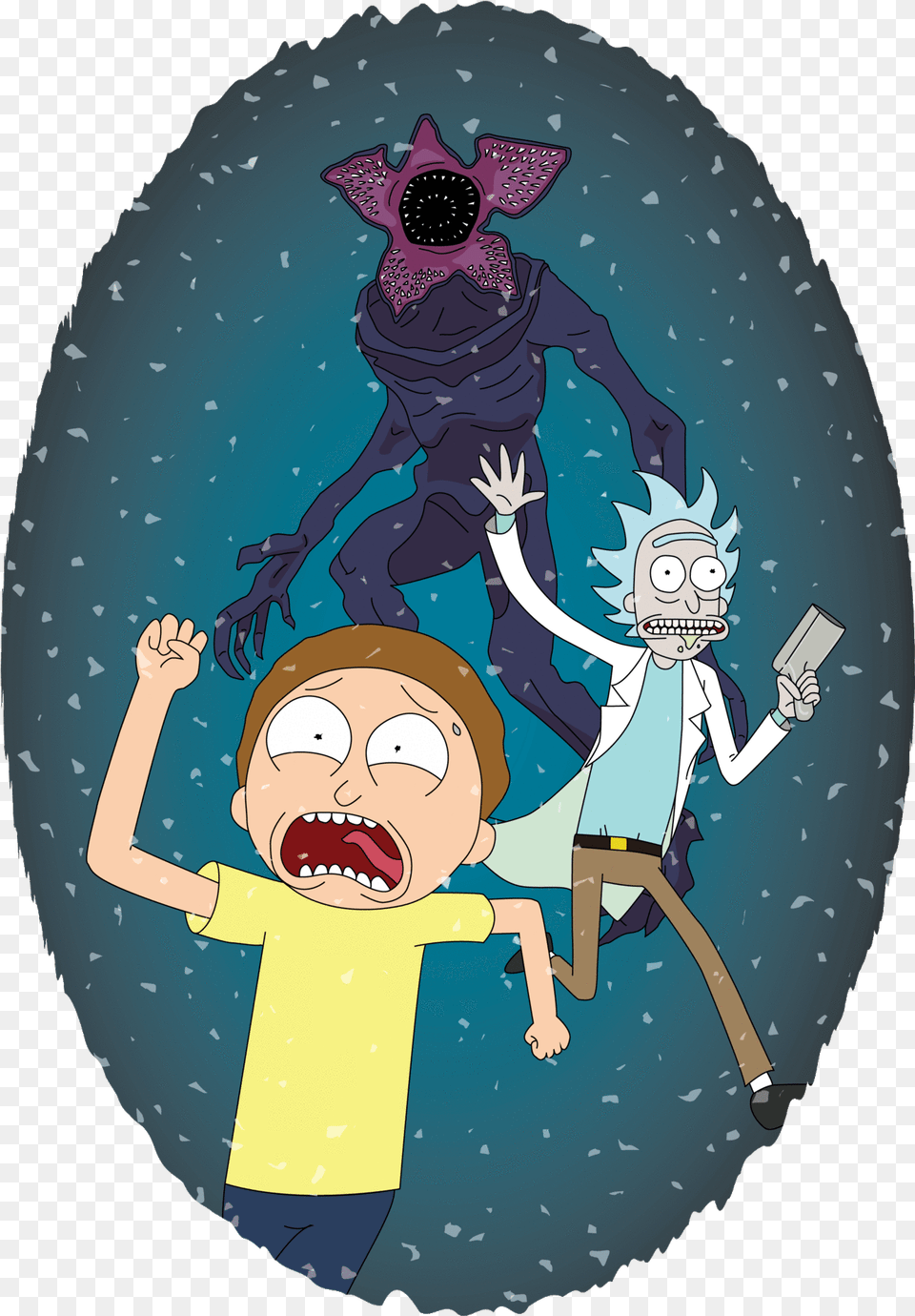 Rick And Morty In The Upside Down Iphone Rick And Morty, Book, Comics, Publication, Photography Png Image