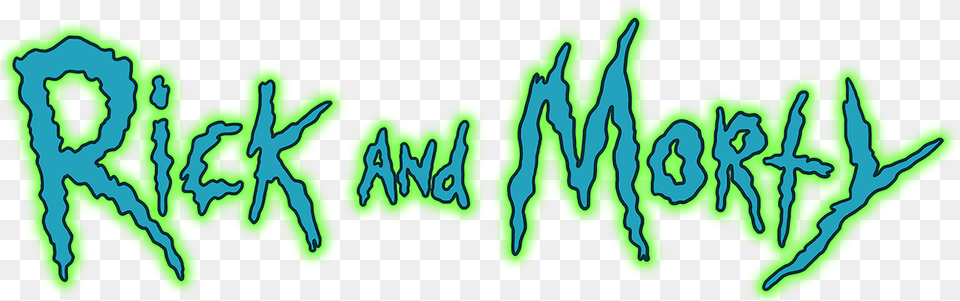 Rick And Morty Logo, Green, Light, Art, Text Png Image