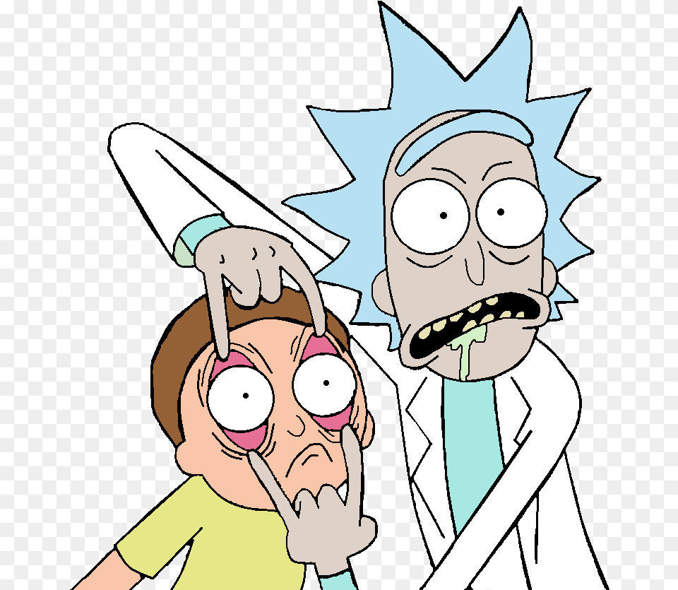 Rick And Morty Look, Book, Comics, Publication, Face Png Image