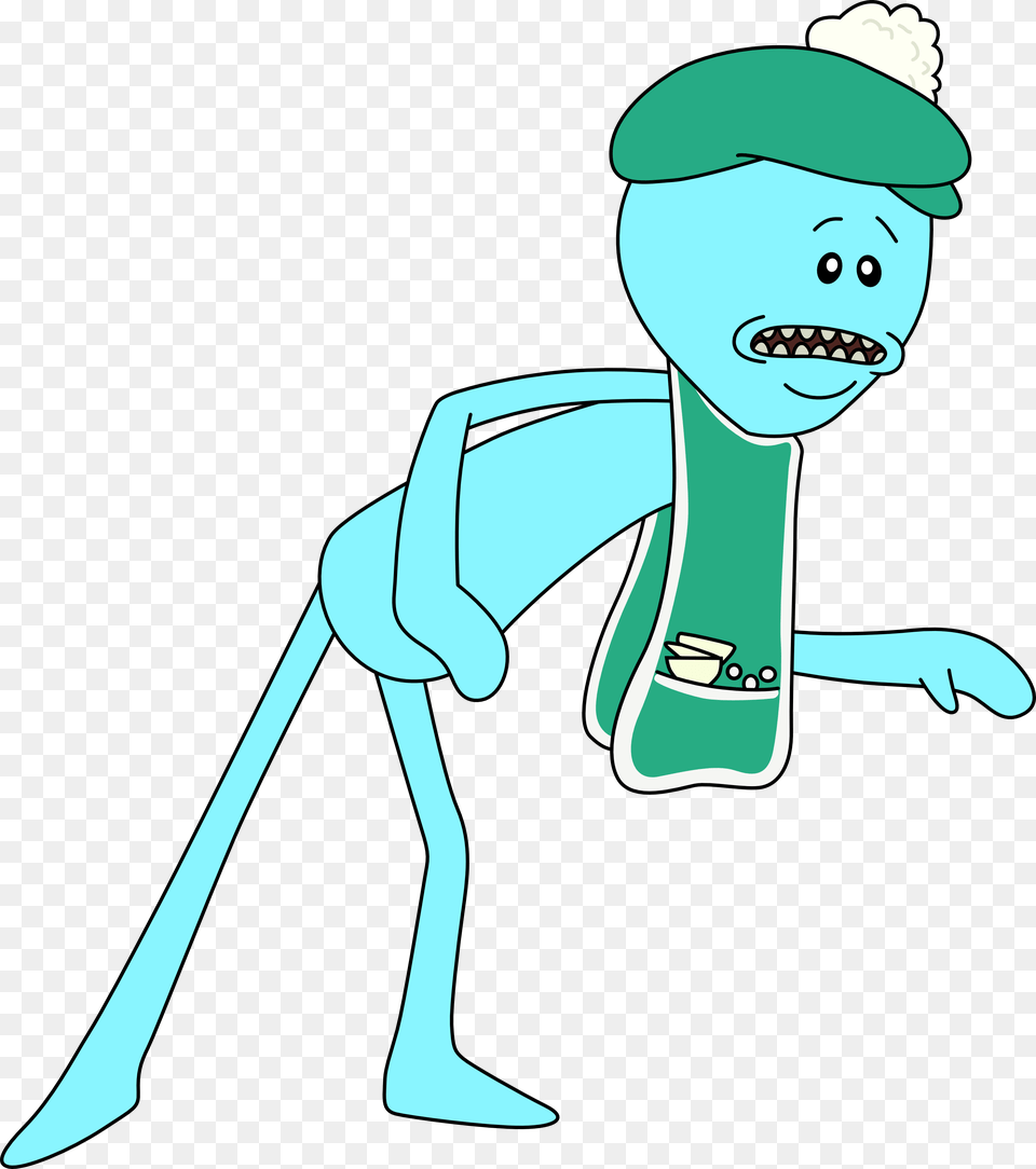 Rick And Morty Meeseeks, Person, Cleaning, Accessories, Formal Wear Free Png