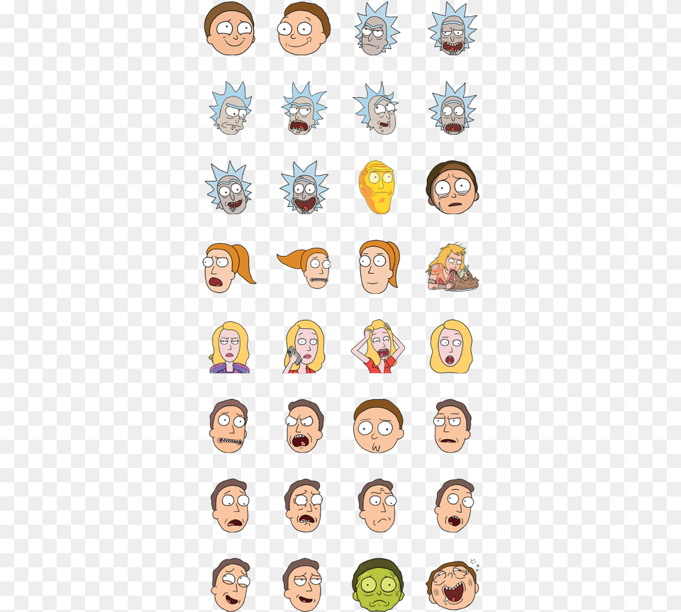 Rick And Morty Moji, Book, Comics, Publication, Person Png