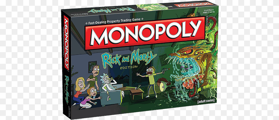 Rick And Morty Monopoly, Book, Comics, Publication, Boy Png Image