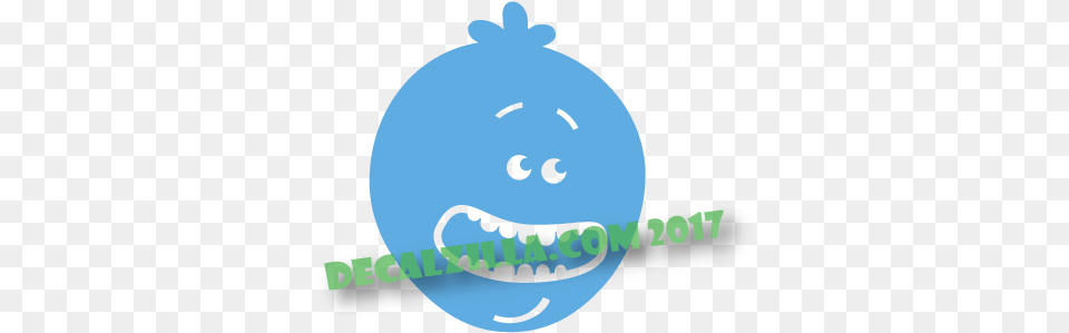 Rick And Morty Mr Meeseeks Decal Sticker Illustration, Baby, Person, Face, Head Free Transparent Png