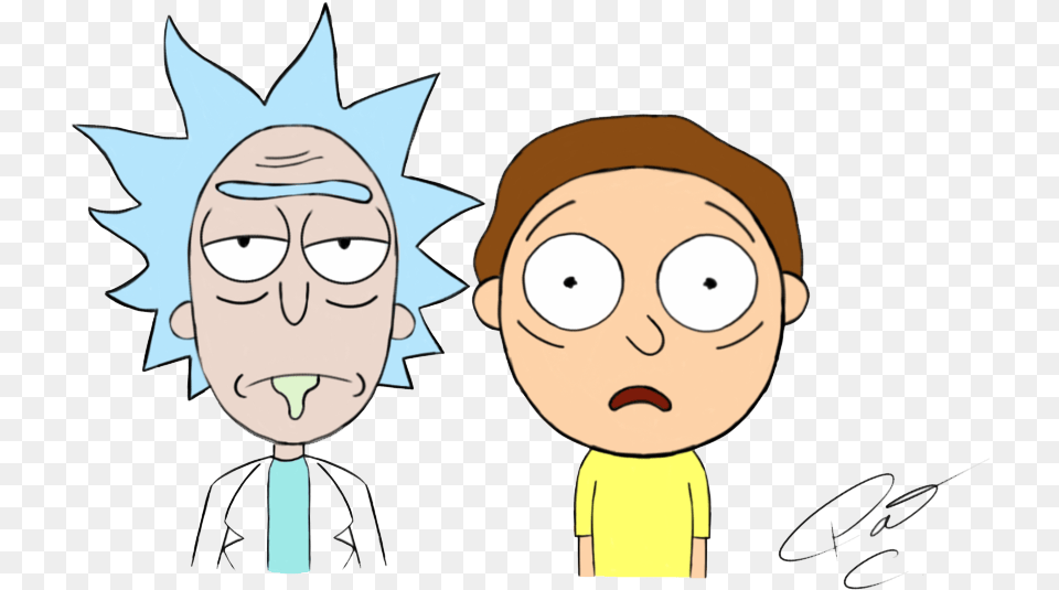 Rick And Morty Pic Rick And Morty Portrait, Face, Head, Person, Book Png Image