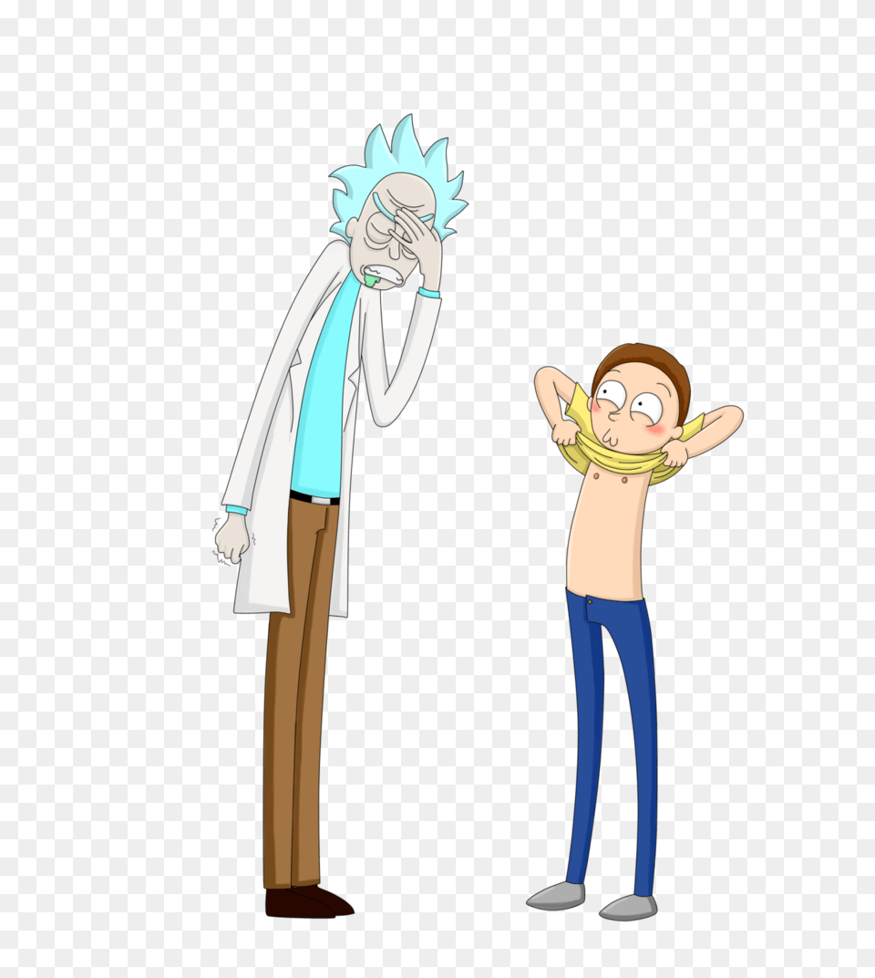 Rick And Morty Picture, Book, Comics, Publication, Person Free Transparent Png