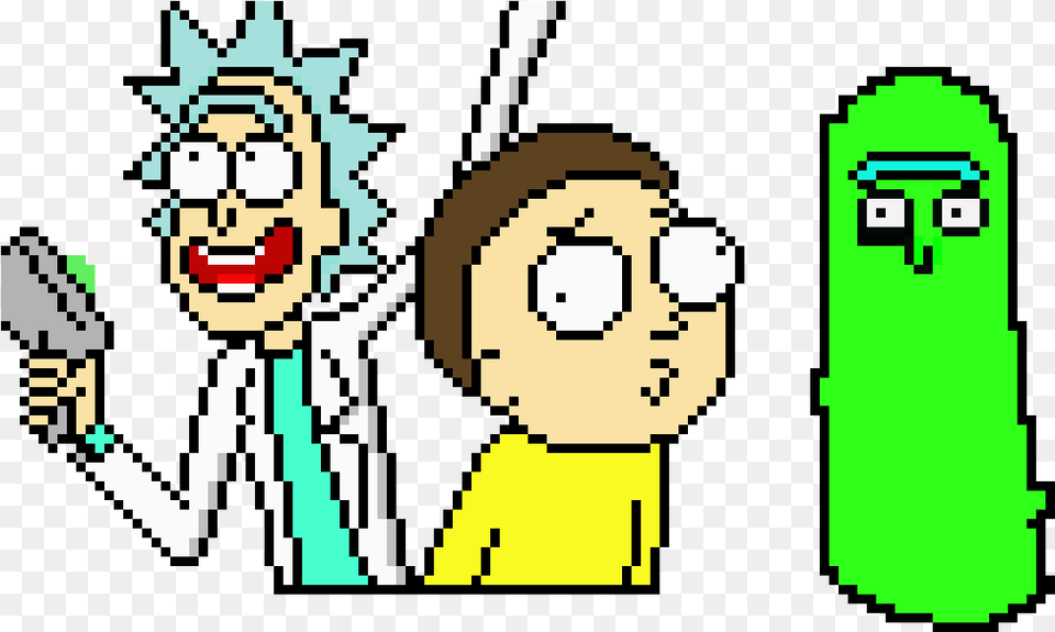 Rick And Morty Pixel Art Pixel Art Maker Rick And Morty Pixel Art, Face, Head, Person Png Image