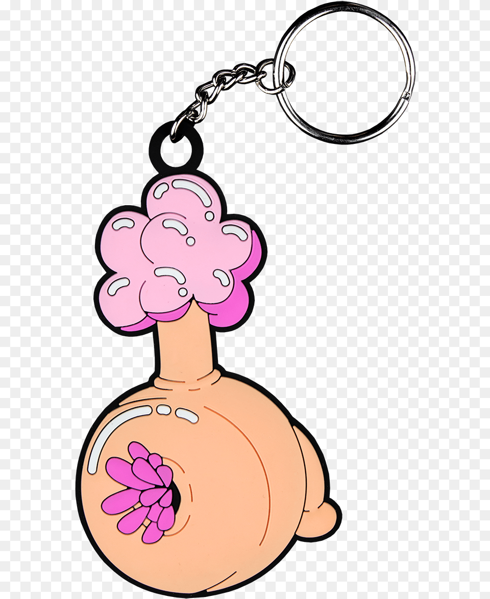 Rick And Morty Plumbus Keychain Rick And Morty Plumbus, Accessories, Earring, Jewelry, Face Png Image
