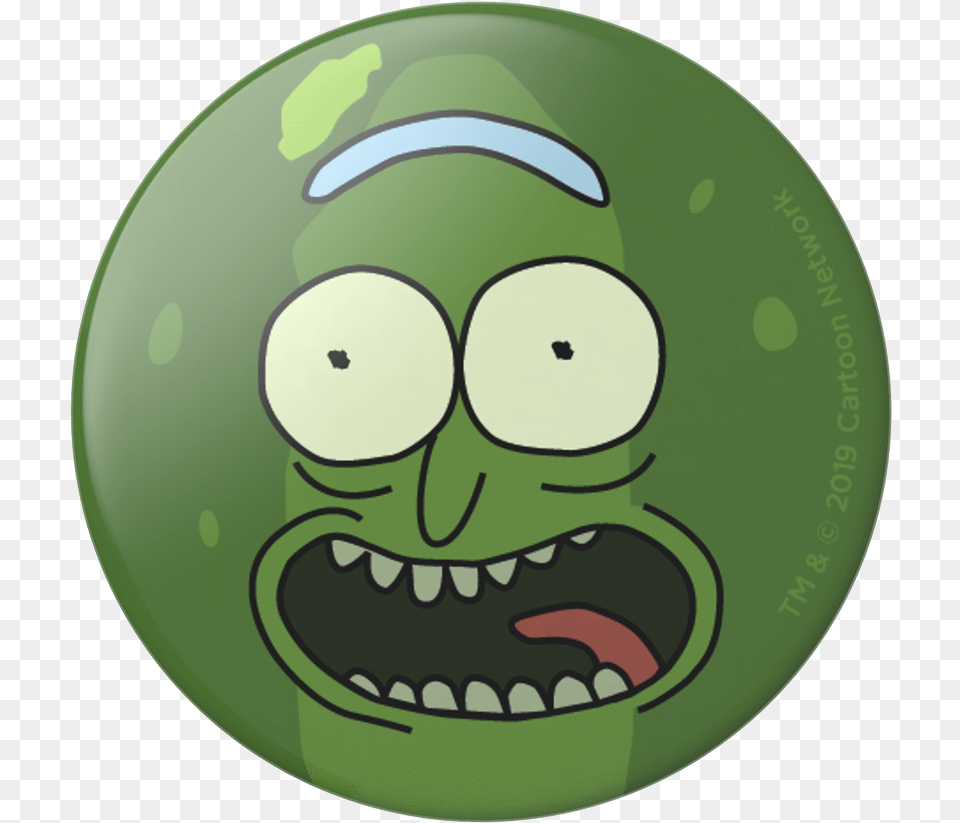 Rick And Morty Popsocket, Green, Plate Free Transparent Png