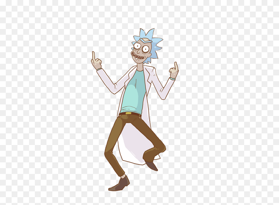 Rick And Morty Rick And Morty, Person, Cartoon, Book, Comics Free Transparent Png