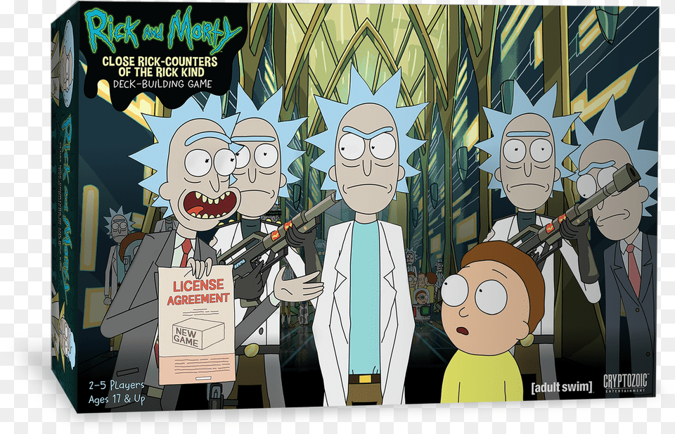 Rick And Morty Rick And Morty Deck Building Game, Book, Publication, Comics, Adult Png