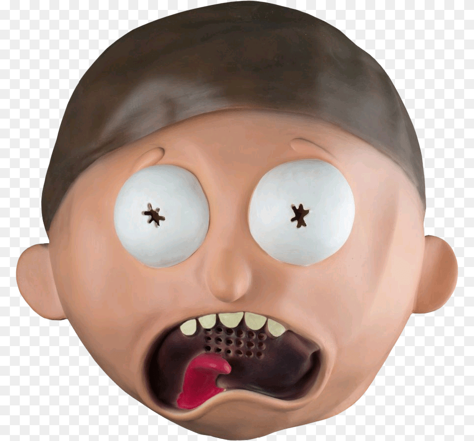 Rick And Morty Rick And Morty Morty Latex Mask, Baby, Person, Head, Face Png Image