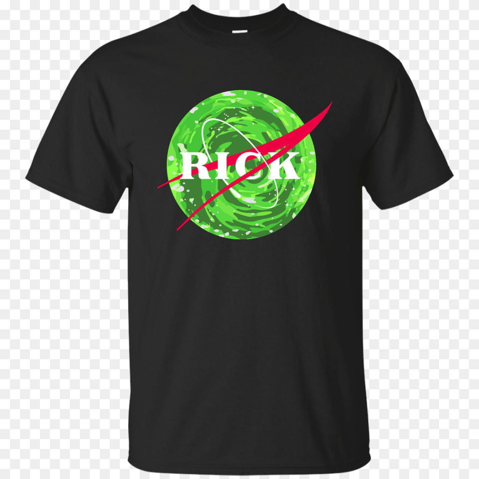 Rick And Morty Rick Nasa Logo Portal Shirt Hoodie Tank, Clothing, T-shirt, Sphere Free Png