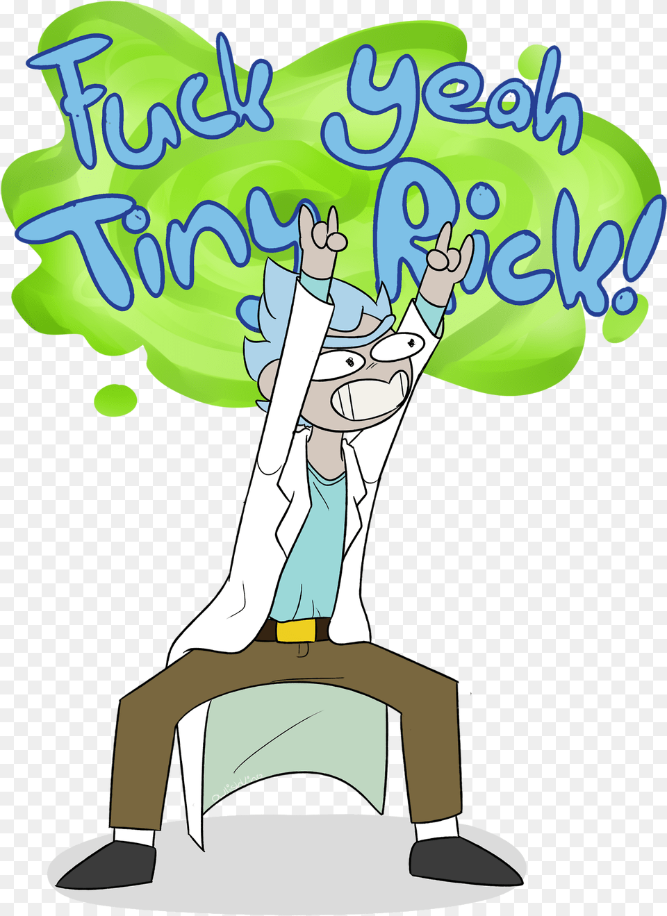 Rick And Morty Rick Sanchez Tiny Rick Rampm Rick Morty Rick Sanchez, Book, Comics, Publication, Person Png Image