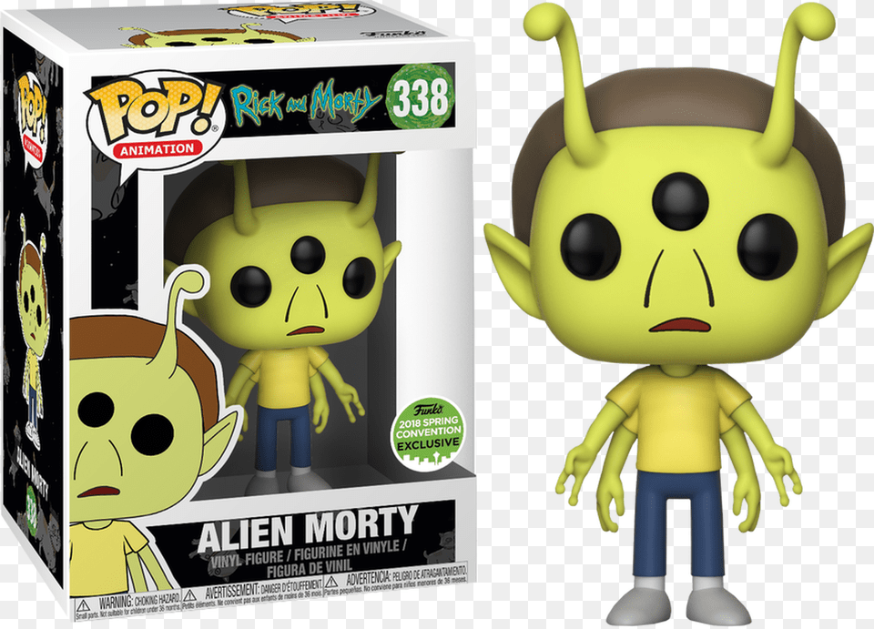 Rick And Morty Rick Y Morty Funko Pop, Toy, Alien Free Png Download