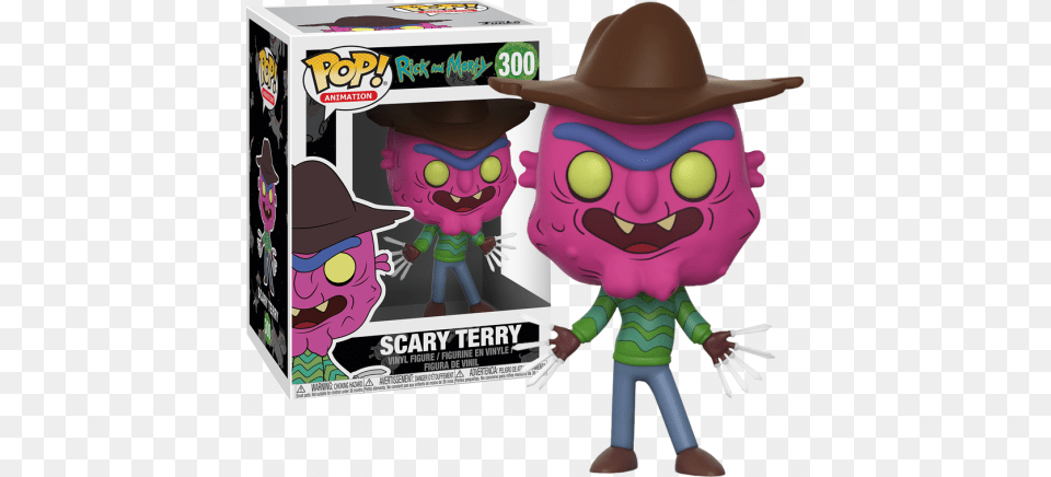 Rick And Morty Scary Terry Funko Pop Vinyl Figure Scary Terry Funko Pop, Clothing, Hat, Baby, Person Free Png